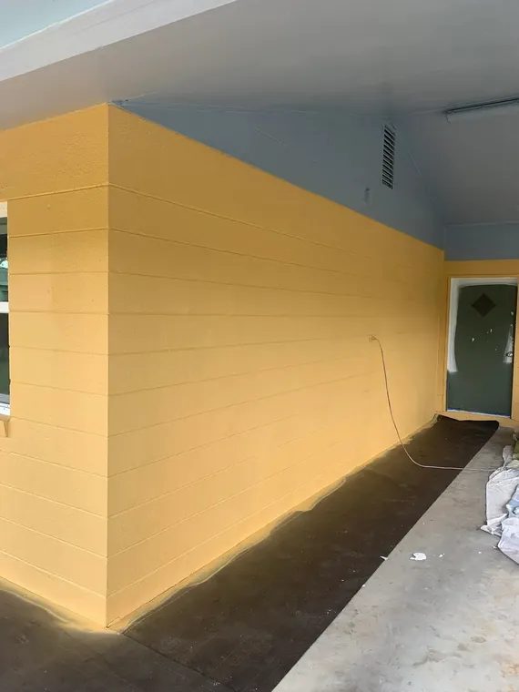 Freshly painted exterior siding by Francisco Painting Services